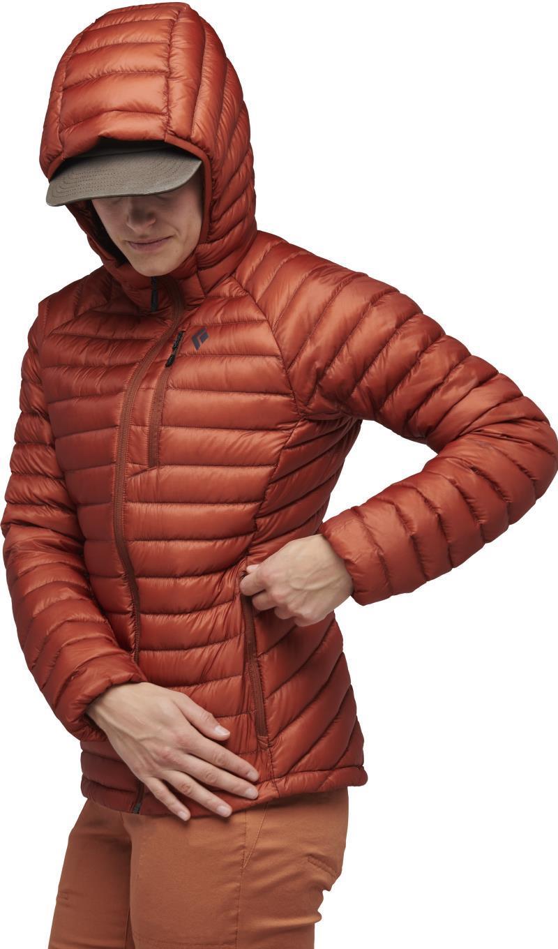 Approach Down Hoody - Womens - Burnt Sienna 5