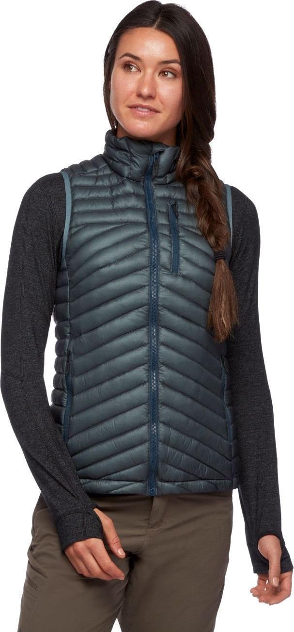 Approach Down Vest - Womens - storm blue 1
