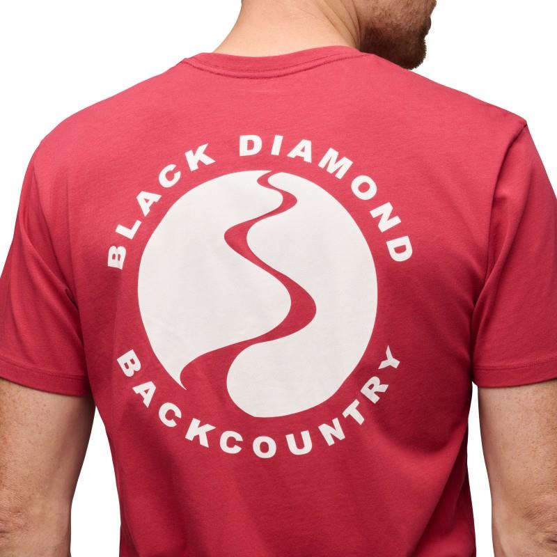 BD Backcountry Stamp SS Tee - Mens - mineral red 1