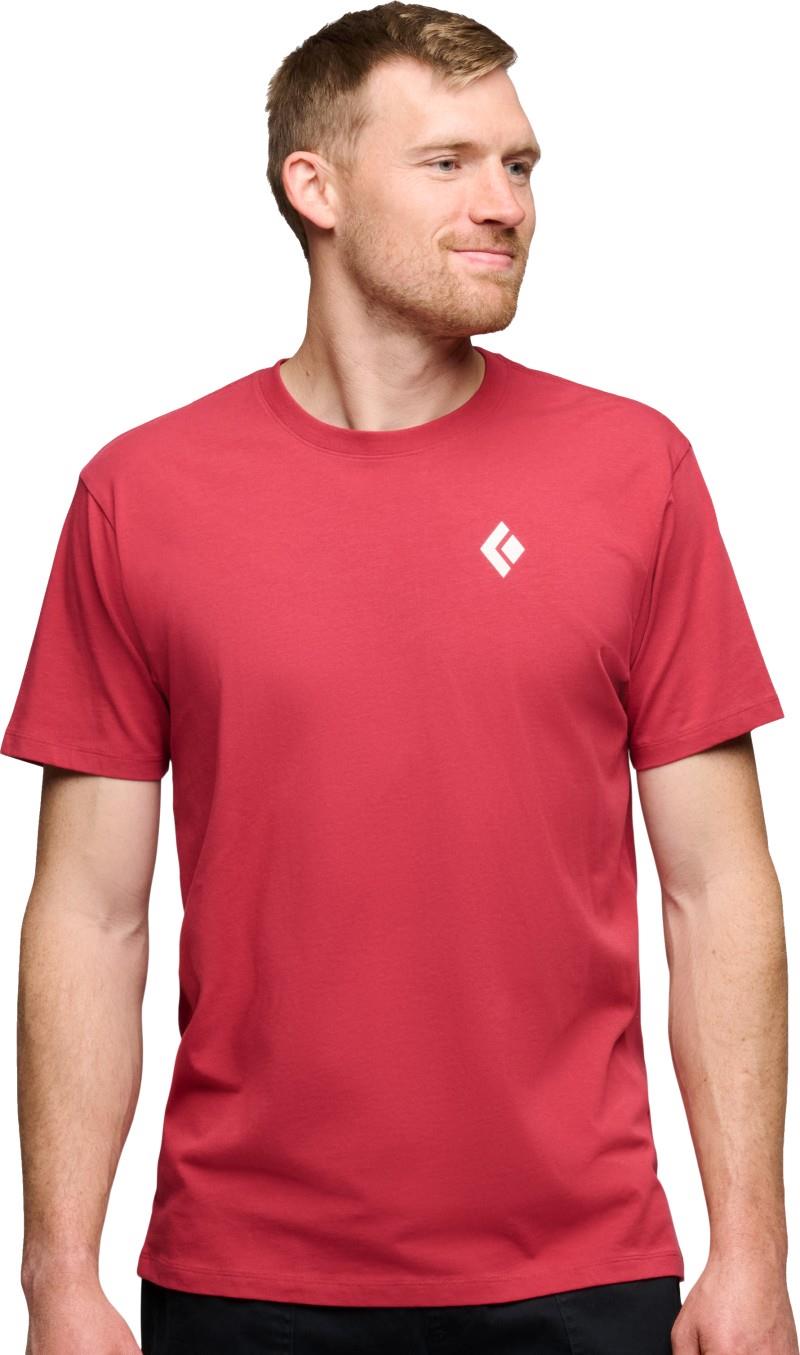 BD Backcountry Stamp SS Tee - Mens - mineral red 1
