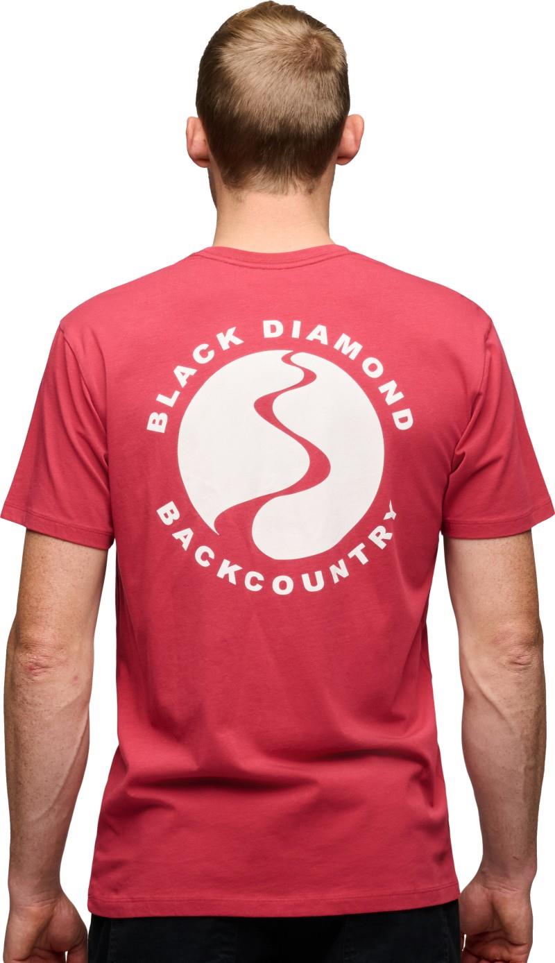 BD Backcountry Stamp SS Tee - Mens - mineral red 1