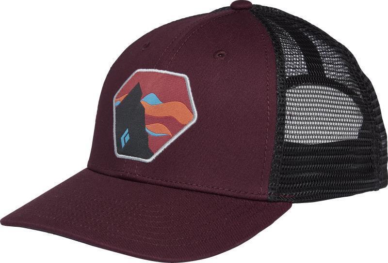BD Low Profile Trucker Hat - bordeaux / black 1