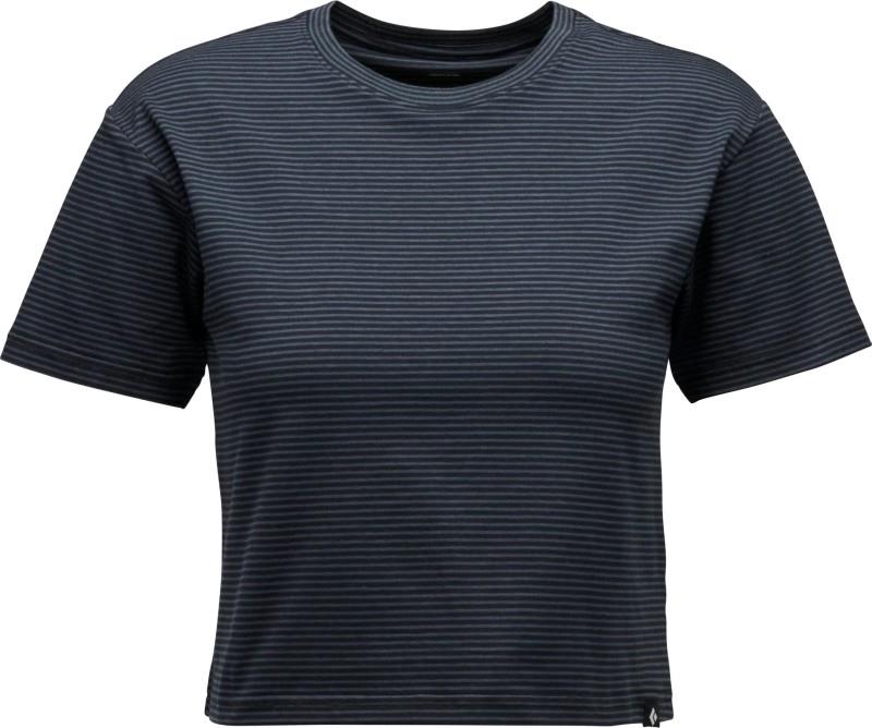 BD Stripe Crop SS Tee - Womens - black / carbon 1