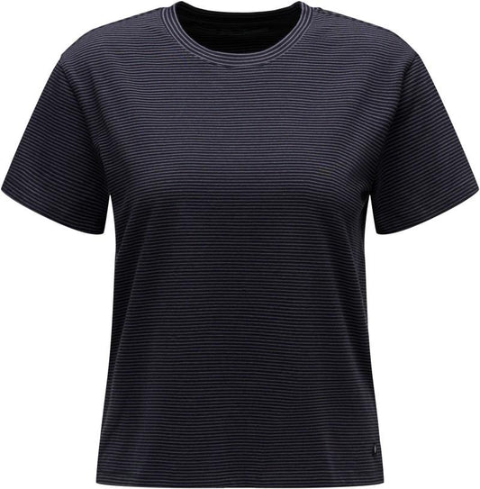 BD Stripe SS Tee Long - Womens - black / carbon 1