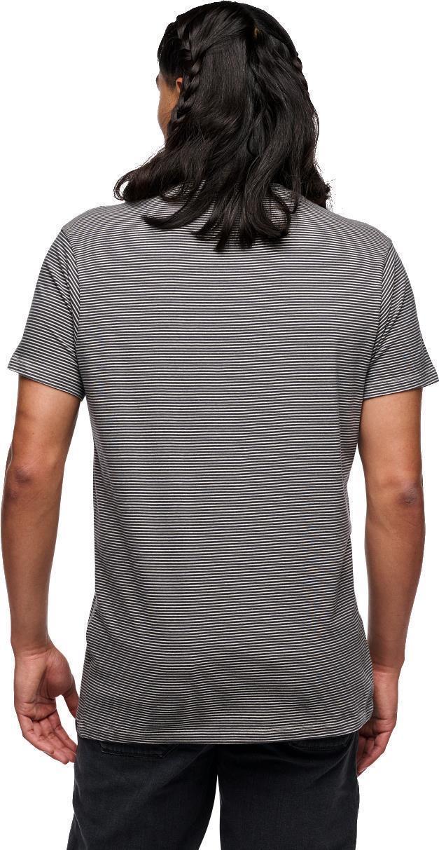 BD Stripe SS Tee - Mens - Charcoal / Off White 3