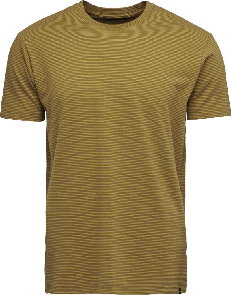 BD Stripe SS Tee - Mens - Dark Curry / Amber 1