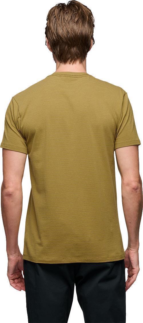 BD Stripe SS Tee - Mens - Dark Curry / Amber 3