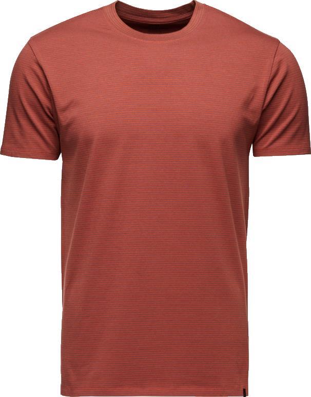 BD Stripe SS Tee - Mens - Mahogany / Burnt Sienna 1