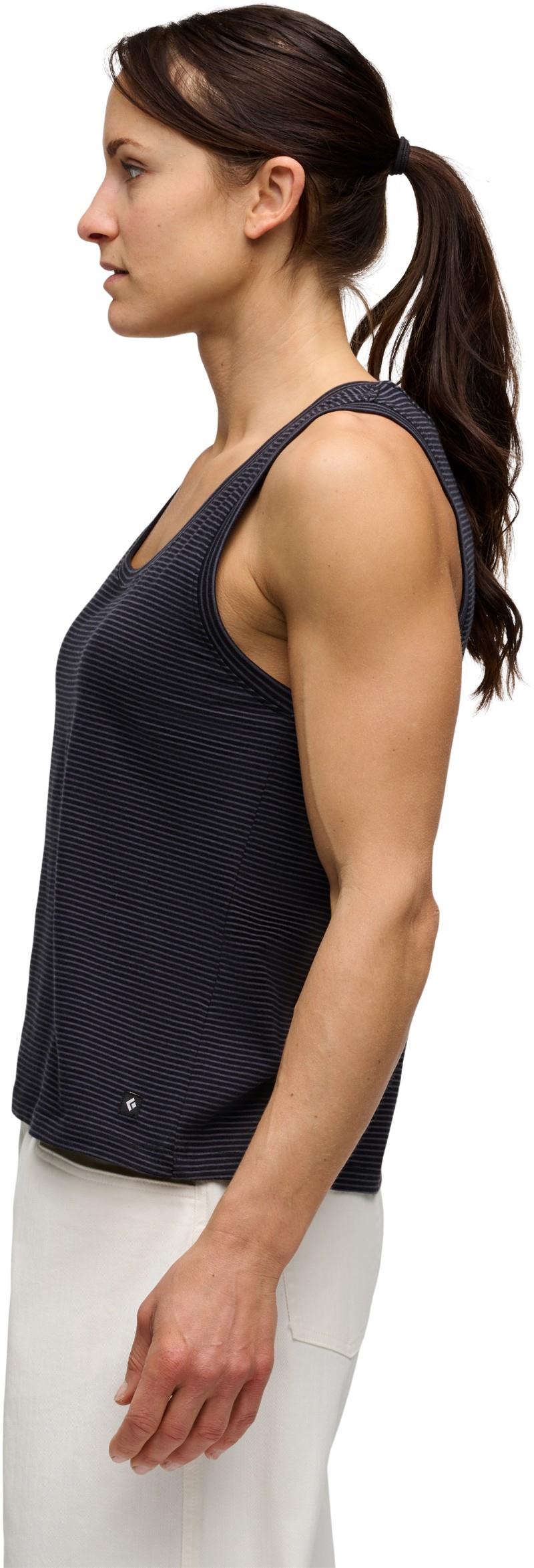 BD Stripe Tank Long - Womens - black / carbon 1