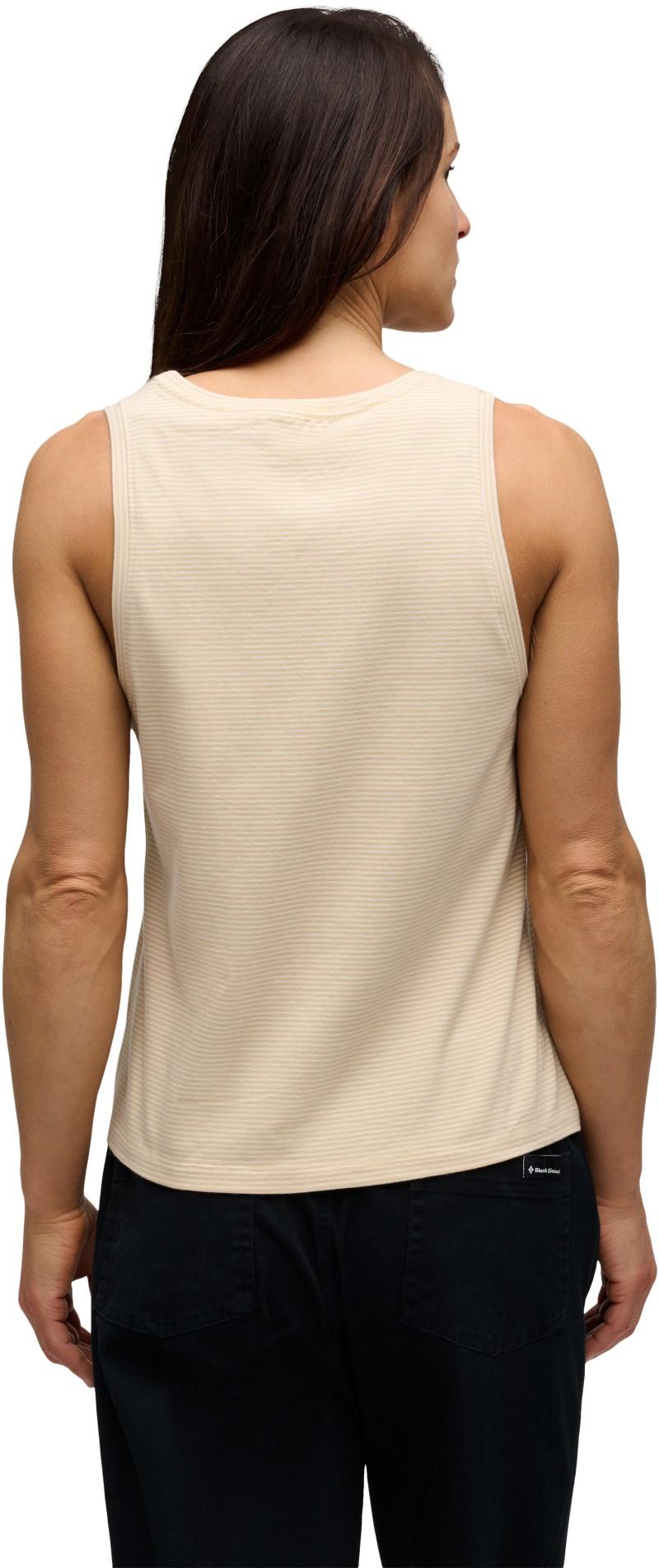 BD Stripe Tank Long - Womens - white oak / off white 1