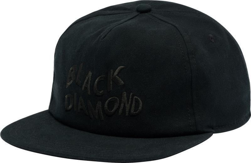 BD Washed Cap - black / black wavy black diamond 1