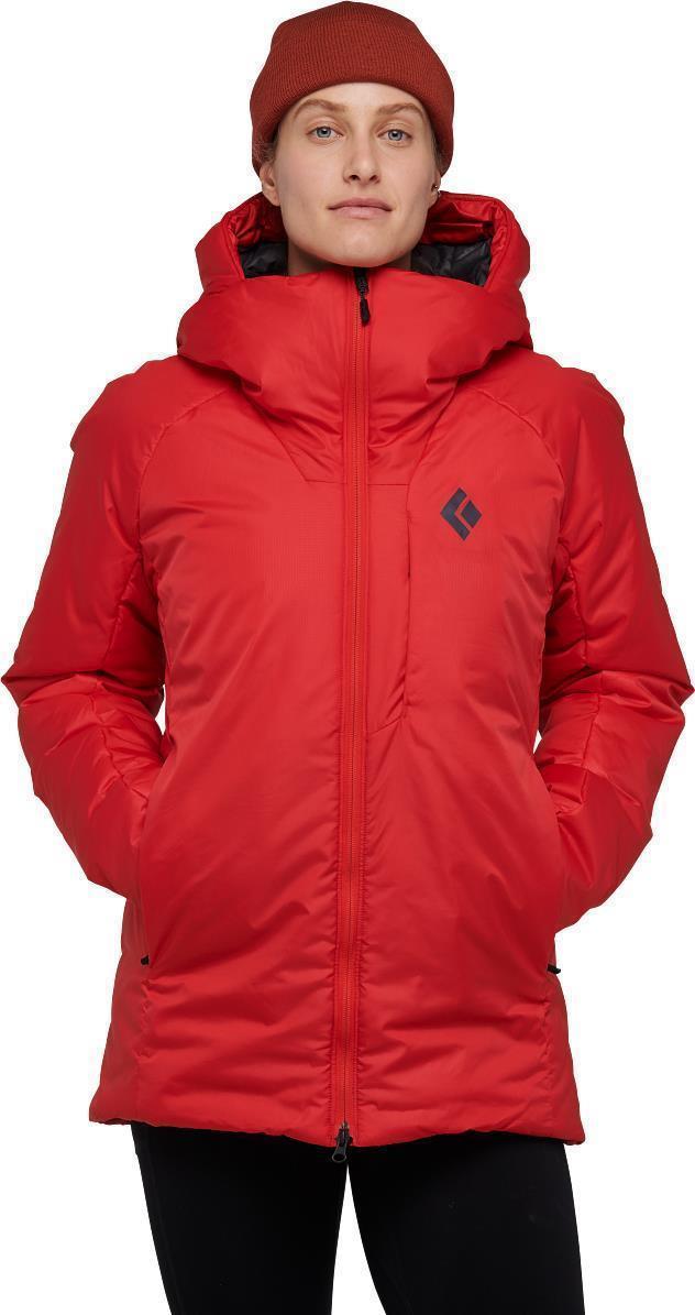 Belay Parka - Womens - Coral Red 2