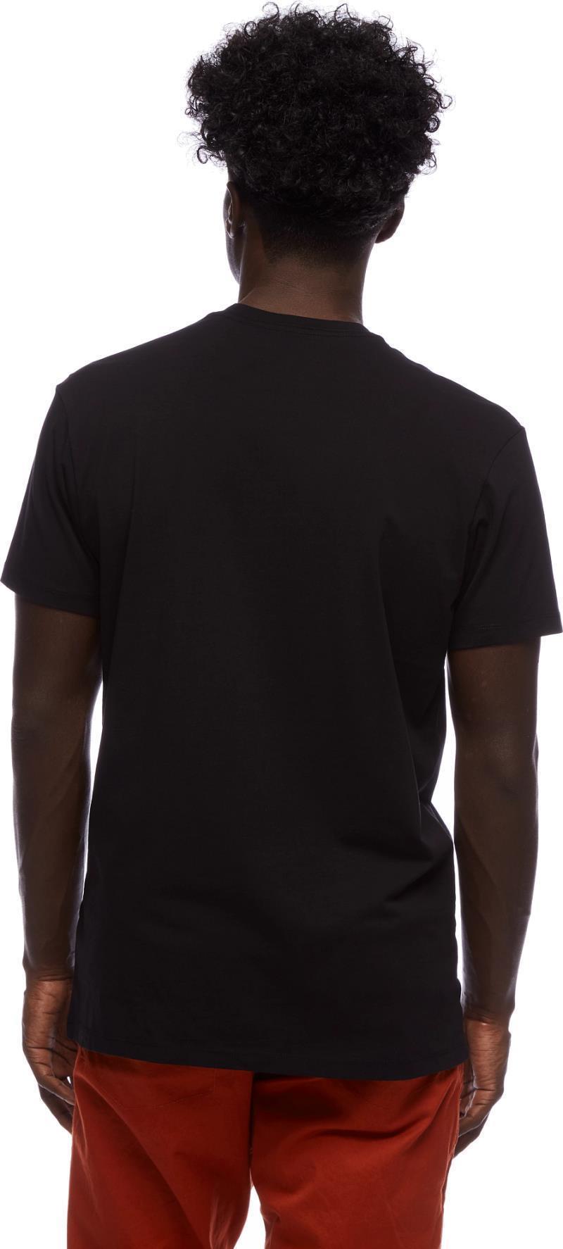 Block Print Mountain SS Tee - Mens - black 1