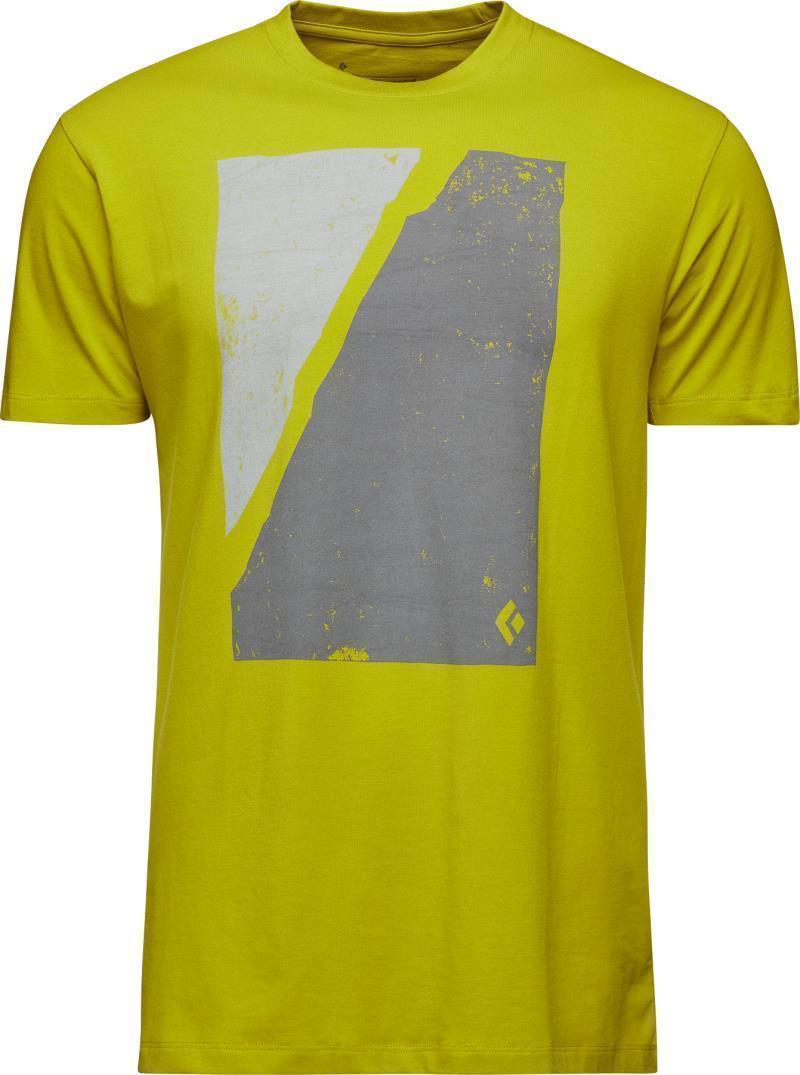 Block Print Mountain SS Tee - Mens - sulphur 1