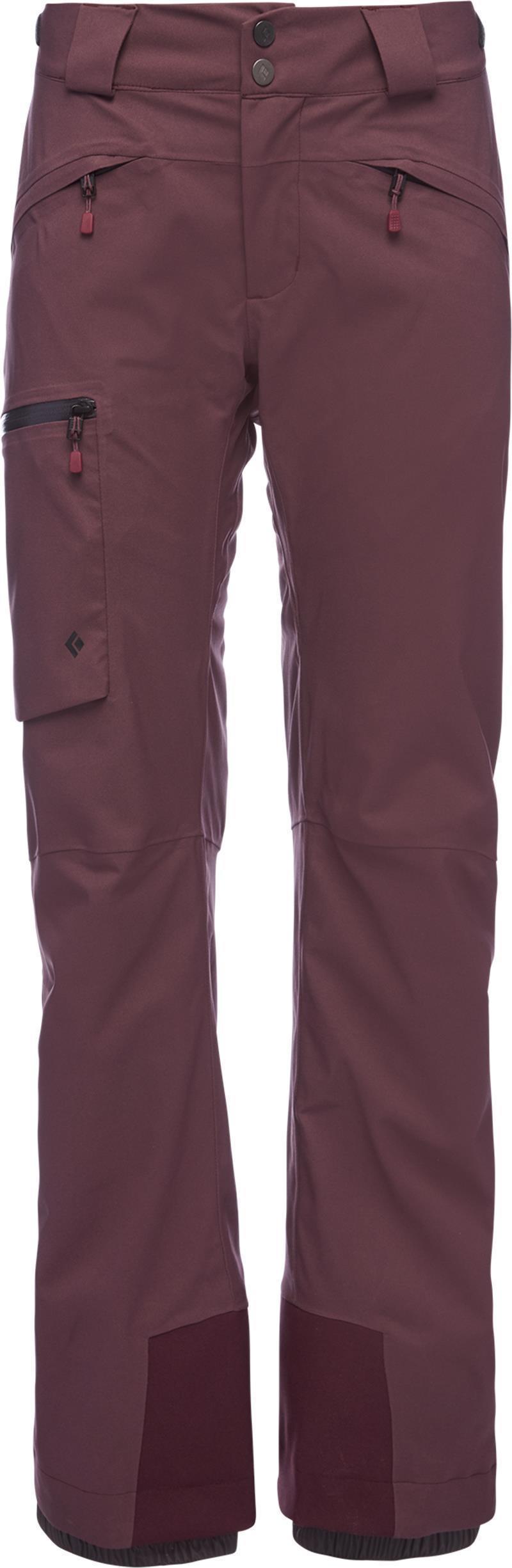 Boundary Line Insulated Pants - Womens - bordeaux 1