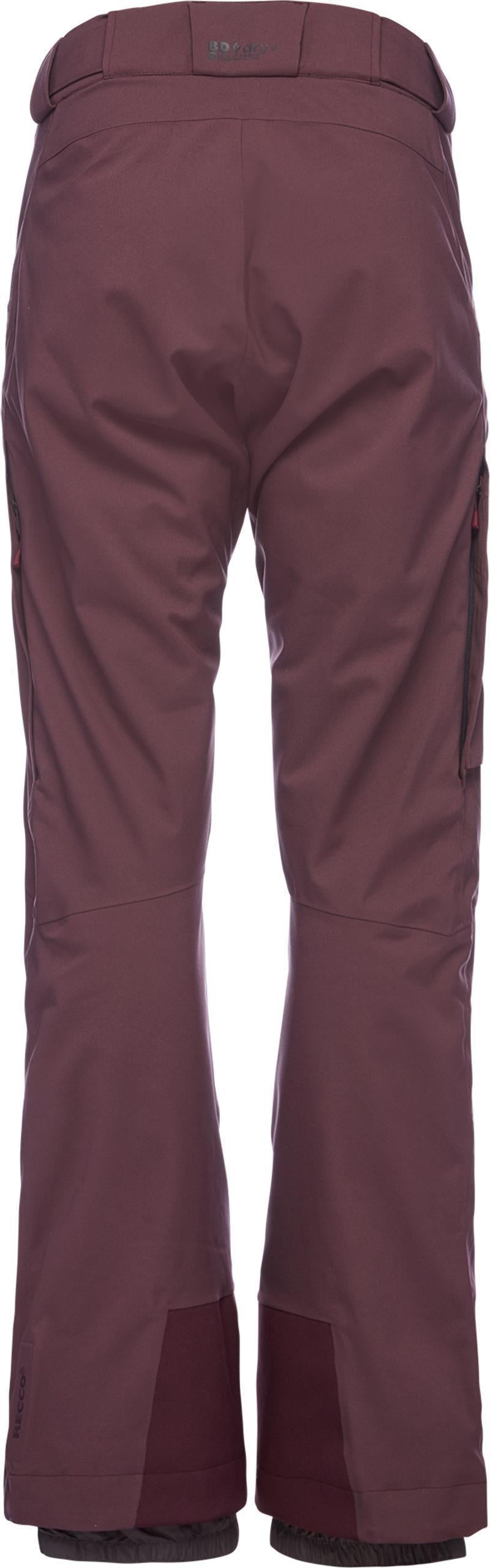Boundary Line Insulated Pants - Womens - bordeaux 1