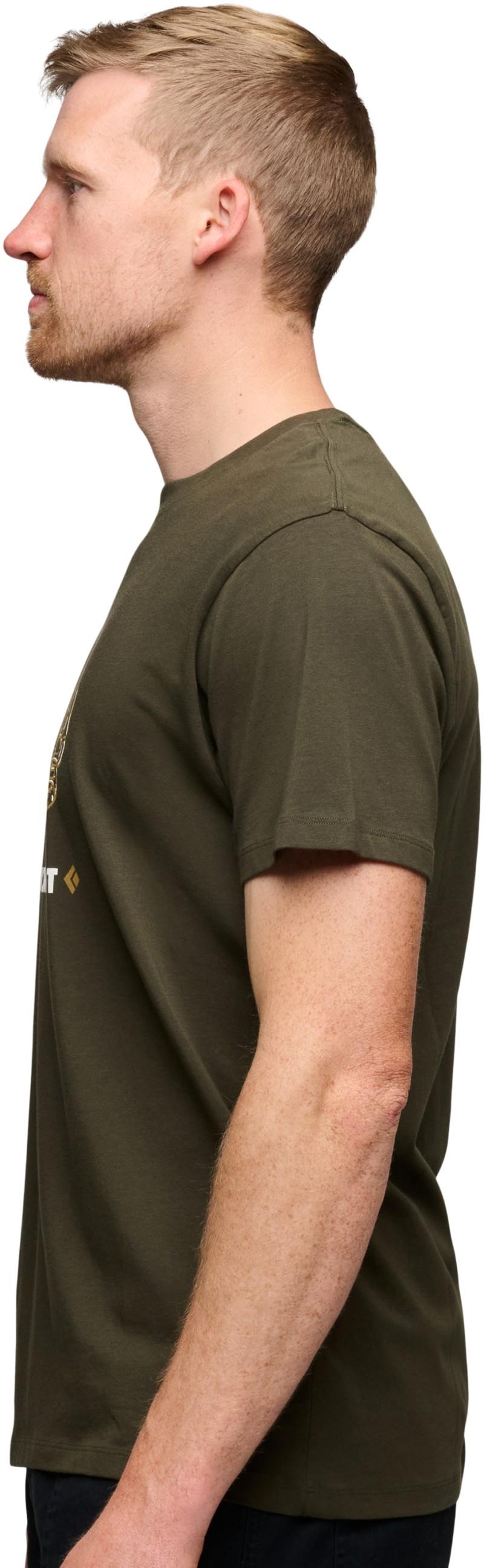 Brain On Camalot SS Tee - Mens - dark moss 1