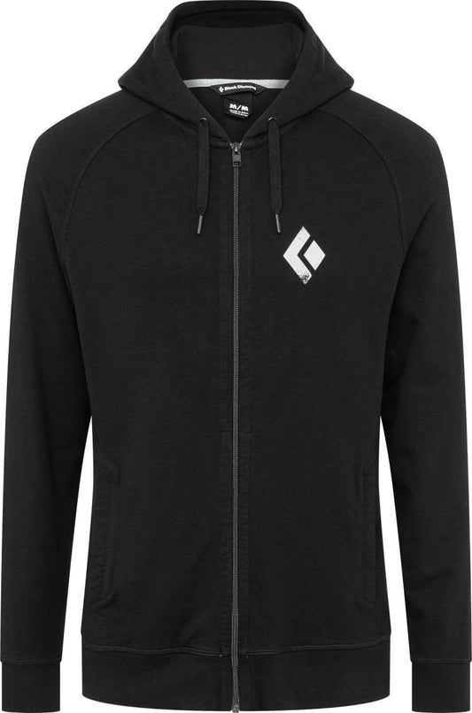 Chalked Up Full Zip Hoody - Mens - black 1