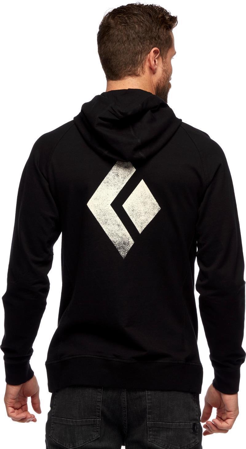 Chalked Up Full Zip Hoody - Mens - black 1