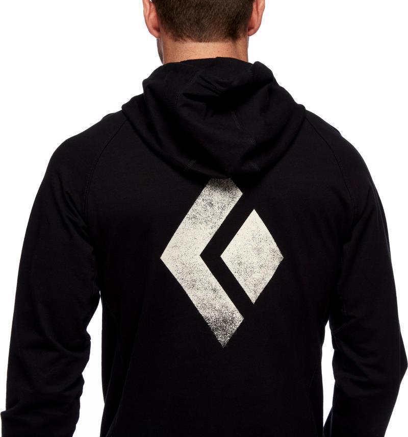 Chalked Up Full Zip Hoody - Mens - black 1