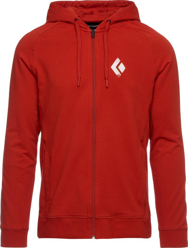 Chalked Up Full Zip Hoody - Mens - red rock 1