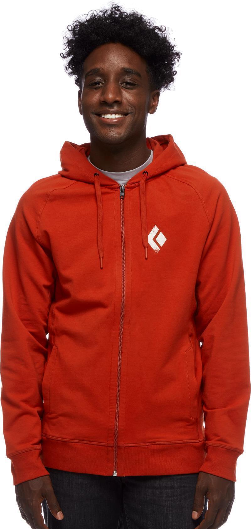 Chalked Up Full Zip Hoody - Mens - red rock 1