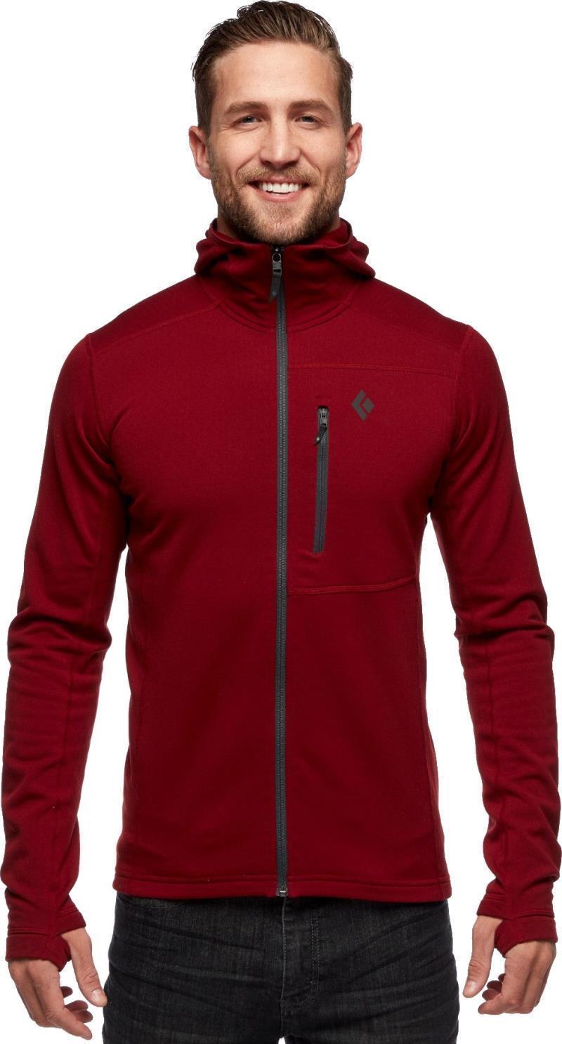 Coefficient Hoody - Mens - dark crimson 1