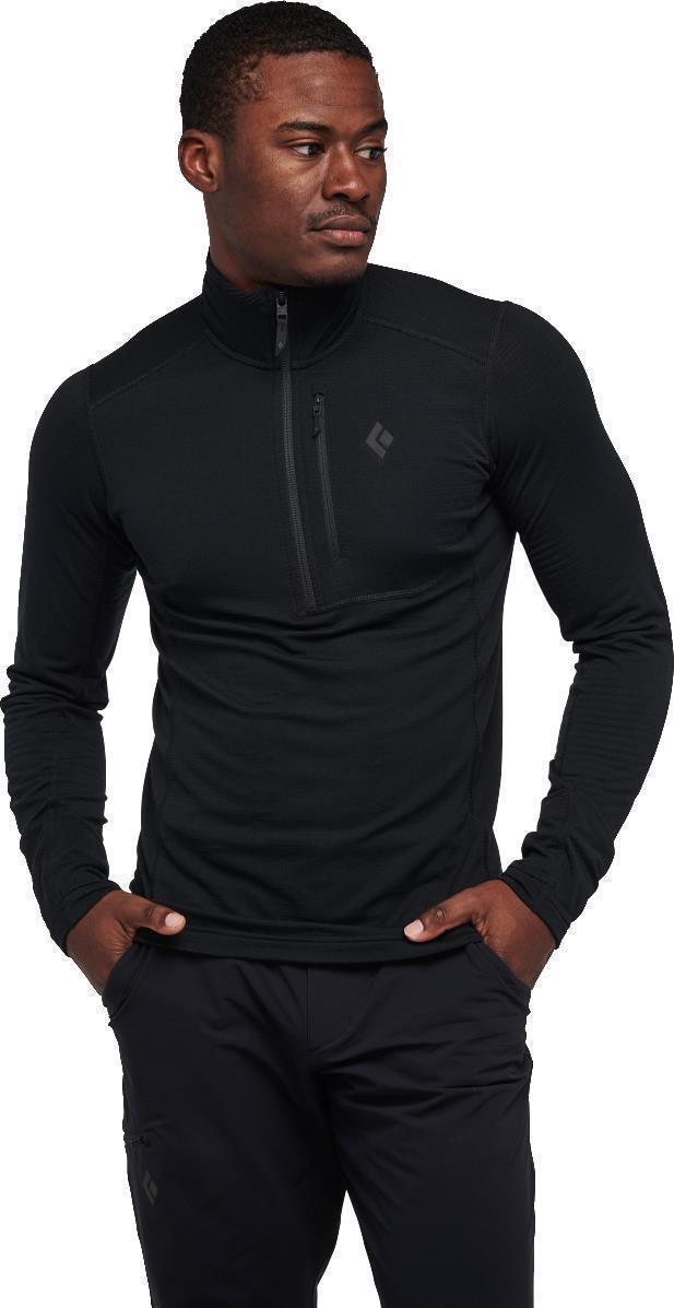 Coefficient LT 1/4-Zip Pullover - Mens - Black 2