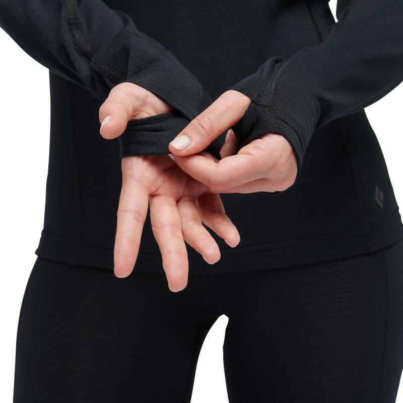 Coefficient LT 1/4-Zip Pullover - Womens - Black 5