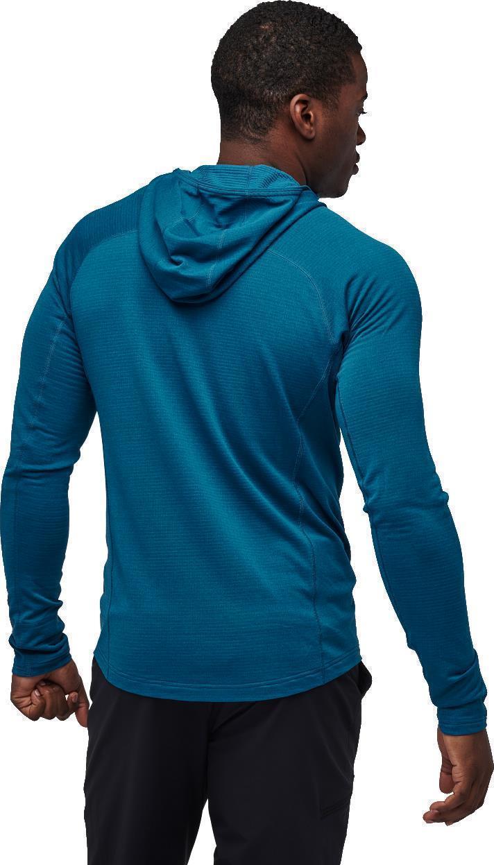 Coefficient LT Hybrid Hoody - Mens - Kingfisher / Black 3