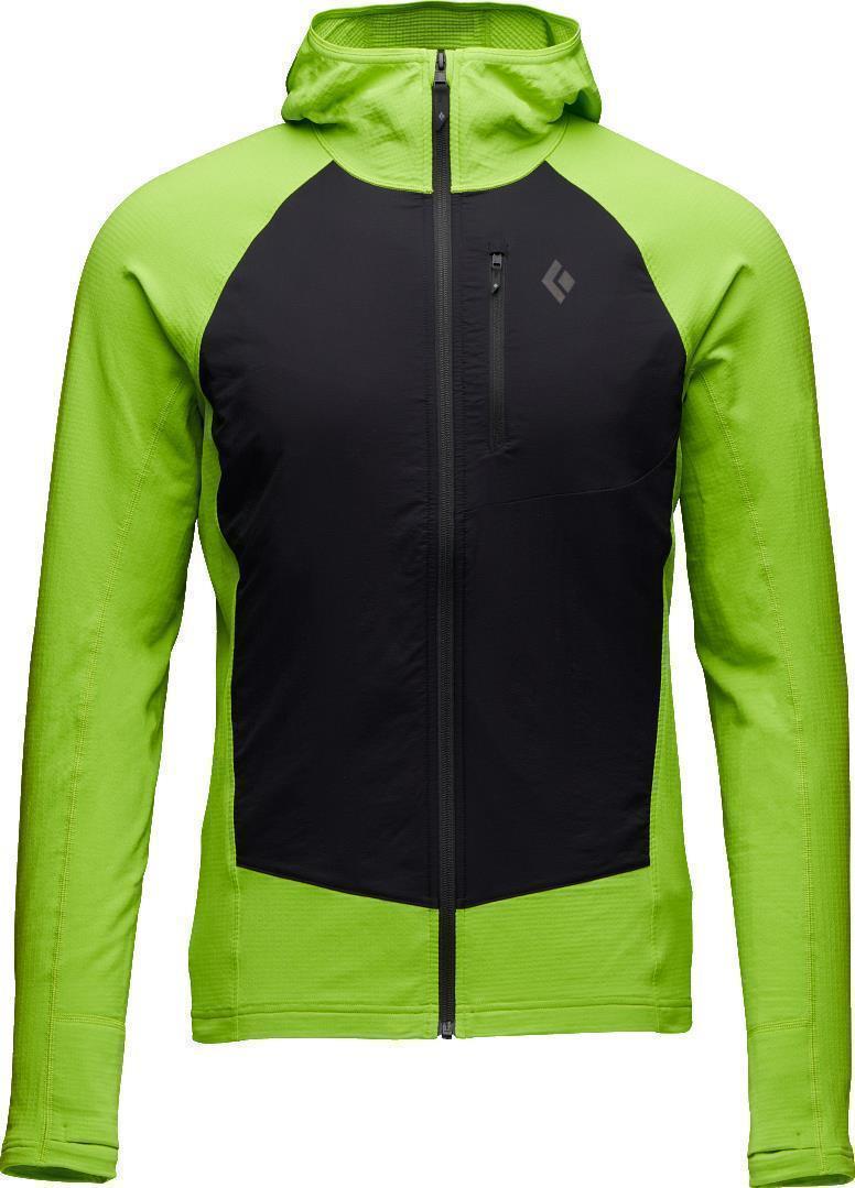 Coefficient LT Hybrid Hoody - Mens - Lime Green / Black 1