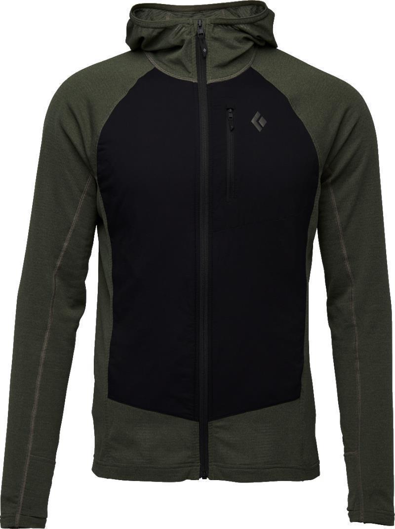 Coefficient LT Hybrid Hoody - Mens - Tundra / Black 1