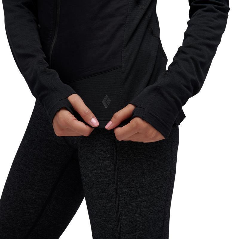 Coefficient LT Hybrid Hoody - Womens - Black 5