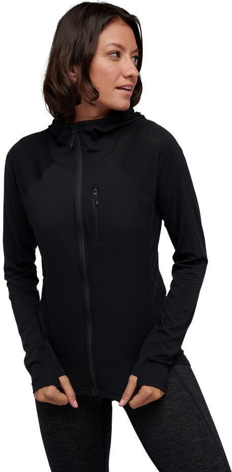 Coefficient LT Hybrid Hoody - Womens - Black 2