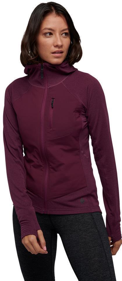 Coefficient LT Hybrid Hoody - Womens - Blackberry 2