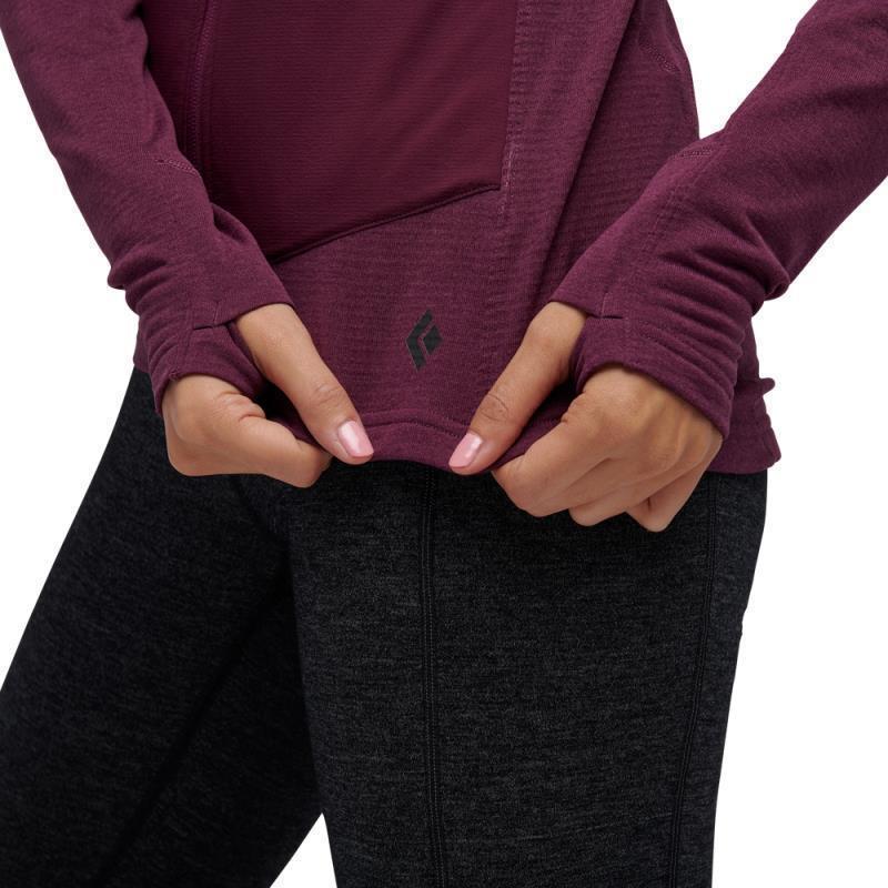 Coefficient LT Hybrid Hoody - Womens - Blackberry 6