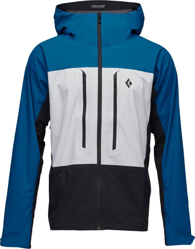 Dawn Patrol Hybrid Shell - Mens - Kingfisher / White / Black 1