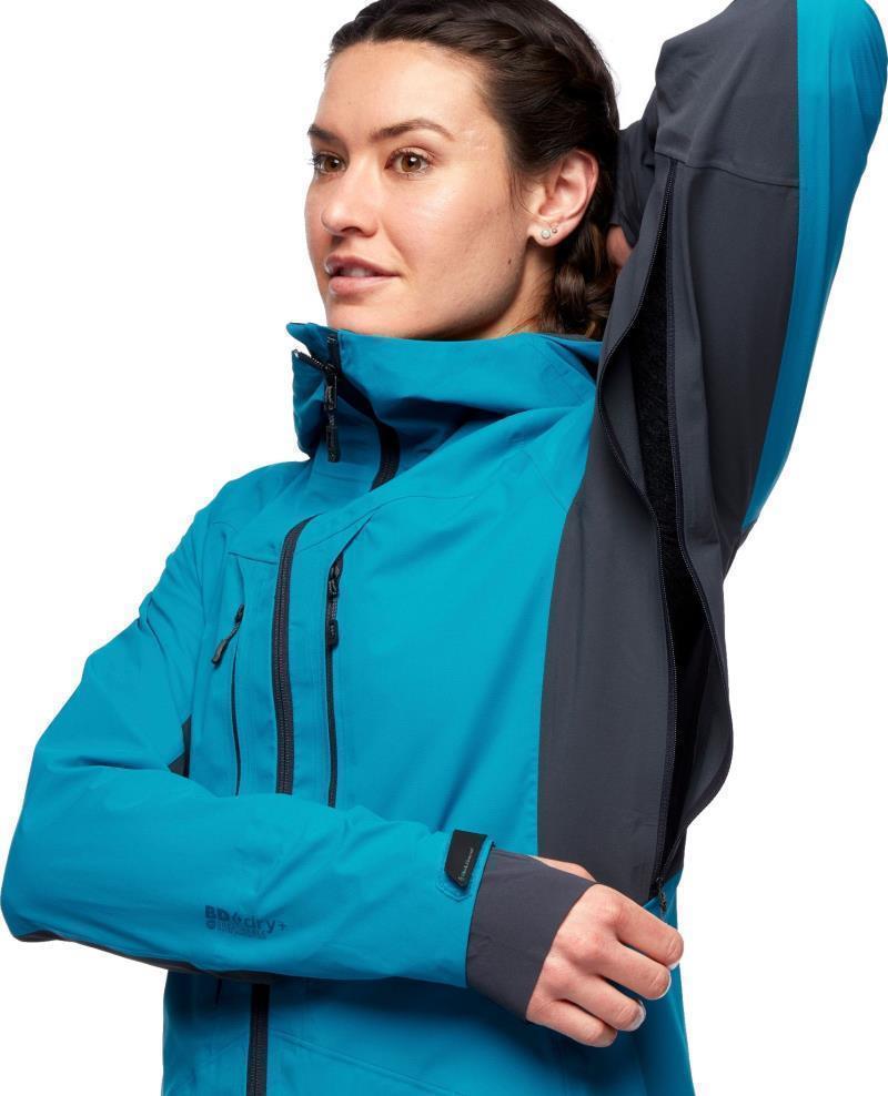 Dawn Patrol Hybrid Shell - Womens - Azul 6