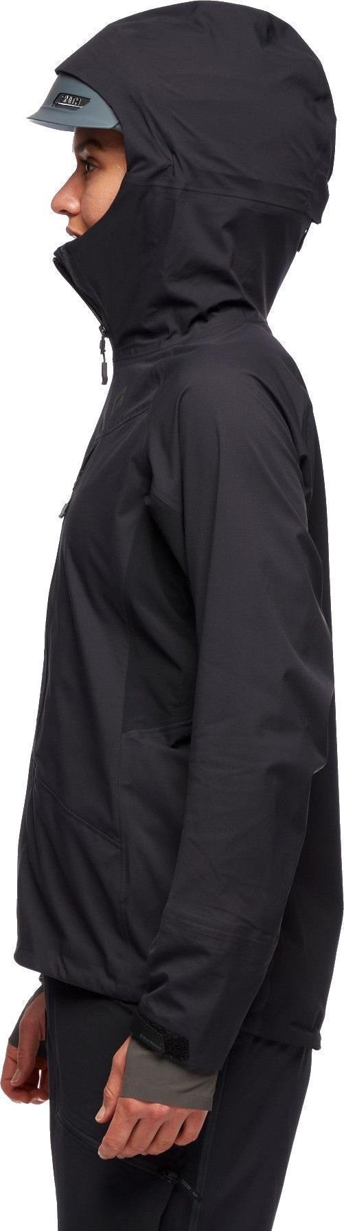 Dawn Patrol Hybrid Shell - Womens - Black 5