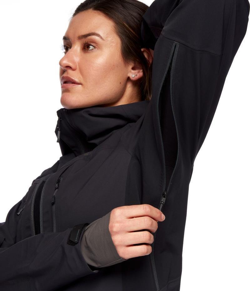 Dawn Patrol Hybrid Shell - Womens - Black 6