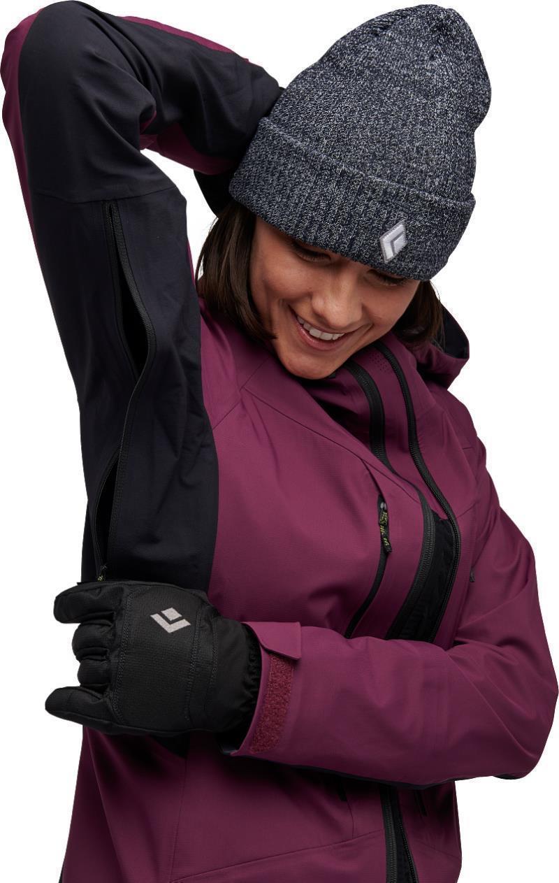 Dawn Patrol Hybrid Shell - Womens - Blackberry / Black 5