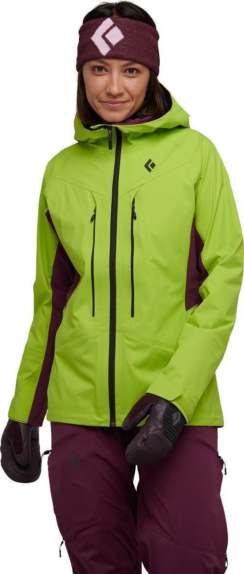 Dawn Patrol Hybrid Shell - Womens - aloe / blackberry 1
