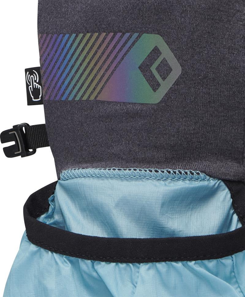 Deploy Wind Hood Gloves - Carbon / Glacier 5