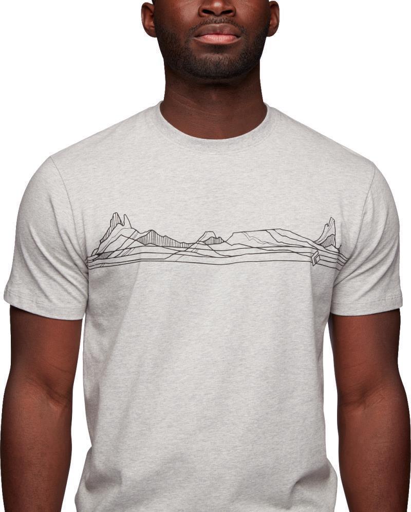 Desert Lines SS Tee - Mens - nickel heather 1