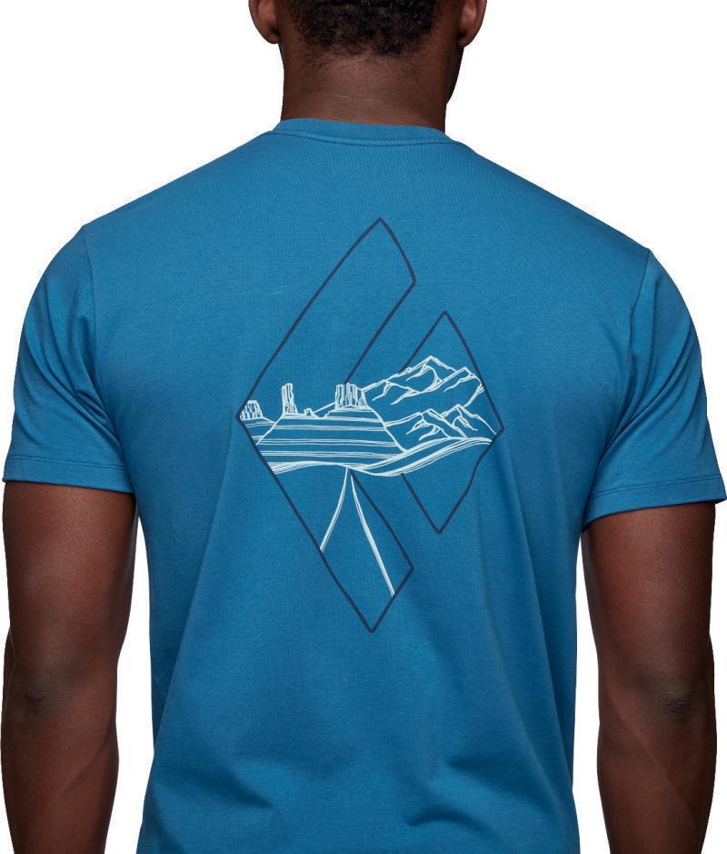 Desert To Mountain SS Tee - Mens - astral blue 1