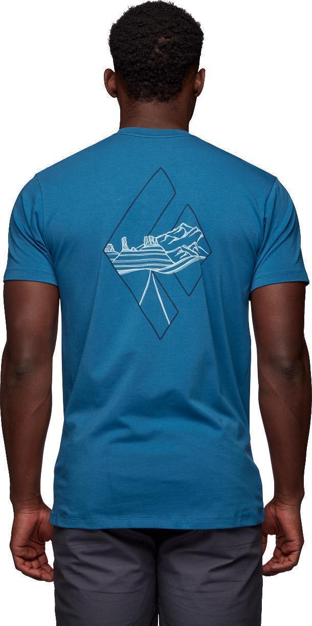 Desert To Mountain SS Tee - Mens - astral blue 1