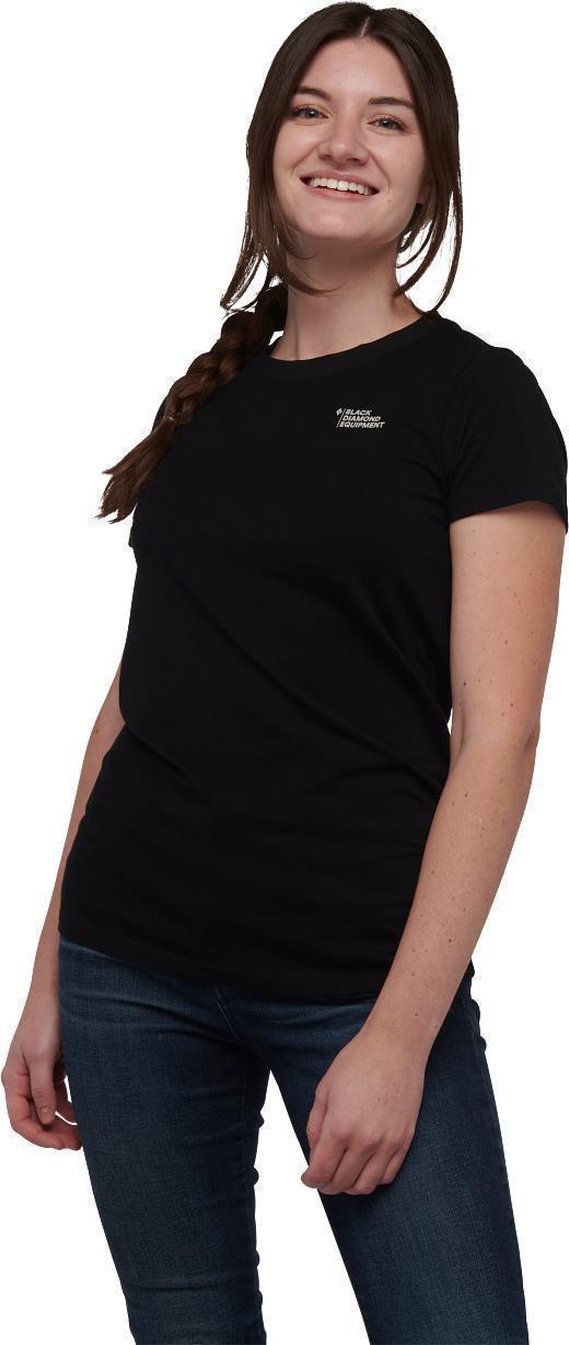 Diamond Camo SS Tee - Womens - Black 2