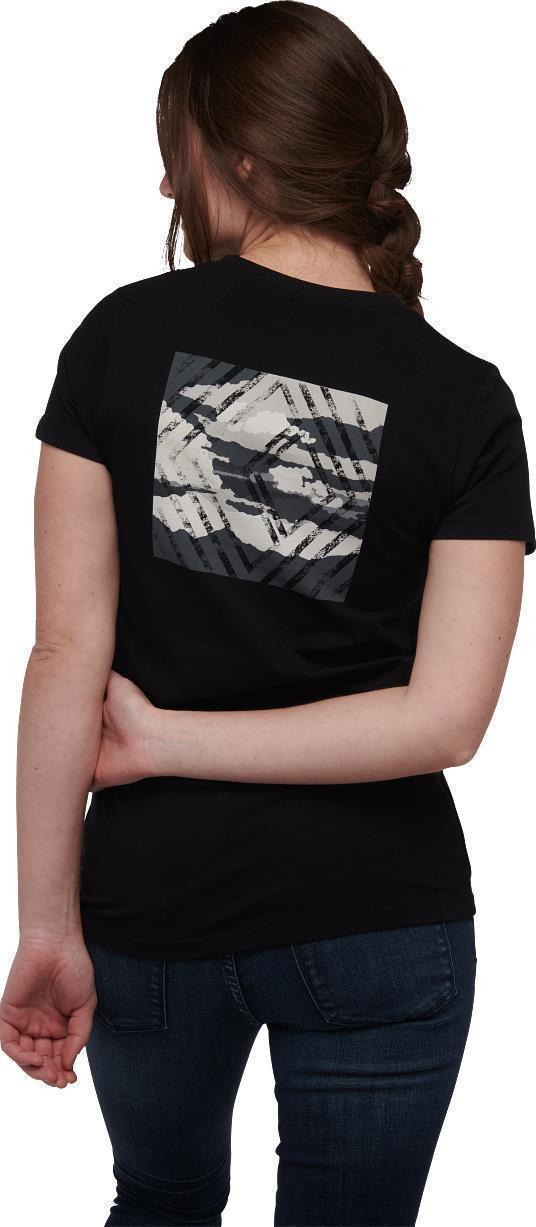 Diamond Camo SS Tee - Womens - Black 3