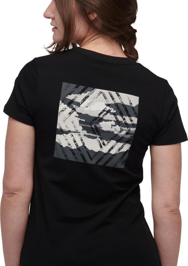 Diamond Camo SS Tee - Womens - Black 4