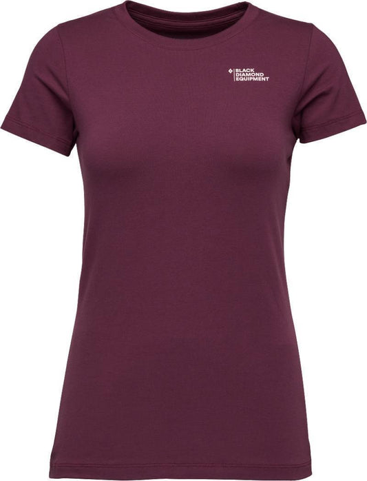 Diamond Camo SS Tee - Womens - Blackberry 1